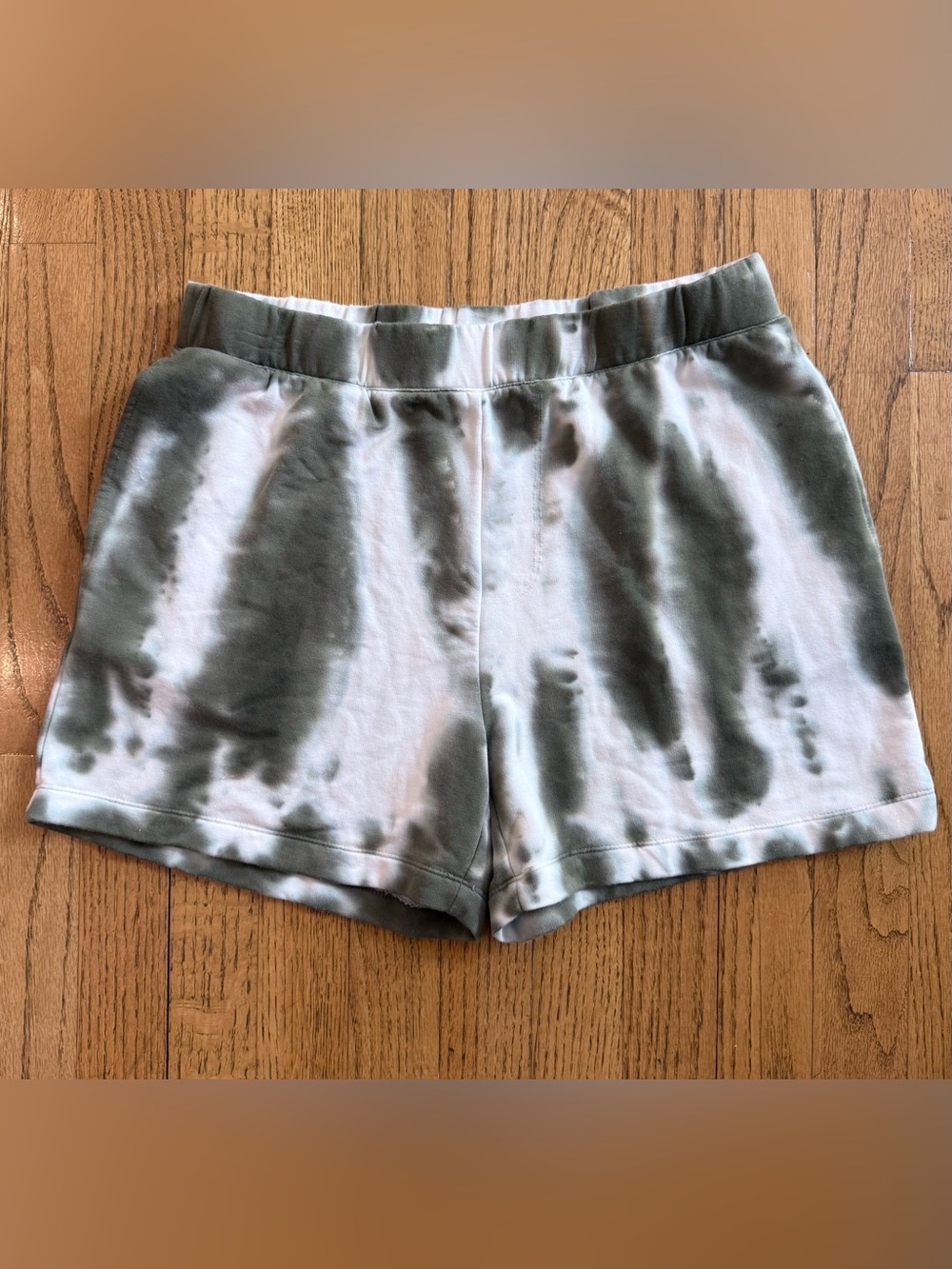 Sanctuary Olive Green Tie Dye Lounge Sweat Shorts Women’s Small
